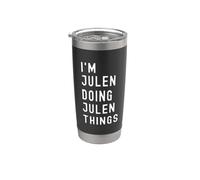 Soy Julen Haciendo Cosas de Julen Vaso térmico de acero inoxidable de doble pared
