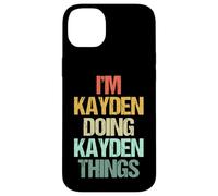 Soy Kayden haciendo cosas de Kayden - Divertidísimo nombre Kayden Carcasa para iPhone 14 Plus