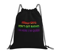 Soy La Bandera Del Orgullo Queer Lgbt Unisex Mochila De Cuerdas Ajustable Mochila Con Cordón Gran Capacidad Mochilas Deportiva Para Fútbol Voleibol Yoga