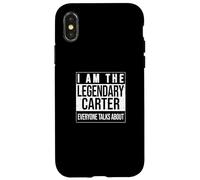 Soy la Camisa legendaria, Idea de Regalo para Carter Carcasa para iPhone X/XS