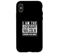 Soy la Camisa legendaria, Idea de Regalo para Malcolm Carcasa para iPhone X/XS