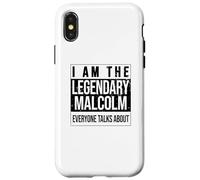 Soy la Camisa legendaria, Idea de Regalo para Malcolm Carcasa para iPhone X/XS
