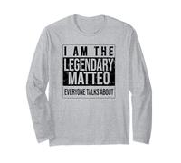 Soy la Camisa legendaria, Idea de Regalo para Matteo Manga Larga