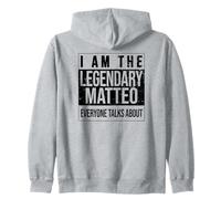 Soy la Camisa legendaria, Idea de Regalo para Matteo Sudadera con Capucha