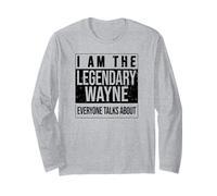 Soy la Camisa legendaria, Idea de Regalo para Wayne Manga Larga