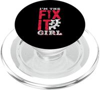 Soy La Chica De Los Arreglos Fijación De Repare Sr. Fix It PopSockets PopGrip para MagSafe