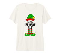 Soy la Familia Driver Elf Matching Christmas Camiseta Premium