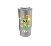 Soy la fiesta alienígena del rey del Vaso térmico de acero inoxidable de doble pared