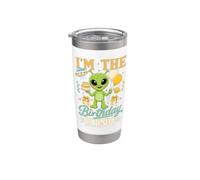 Soy la fiesta alienígena del rey del Vaso térmico de acero inoxidable de doble pared