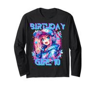 Soy la Fiesta de cumpleaños de K-Pop para niña de cumpleaños número 10 Manga Larga