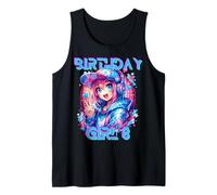 Soy la Fiesta de cumpleaños de K-Pop para niña de cumpleaños número 8 Camiseta sin Mangas