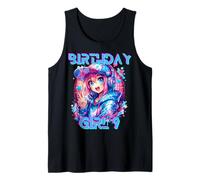 Soy la Fiesta de cumpleaños de K-Pop para niña de cumpleaños número 9 Camiseta sin Mangas