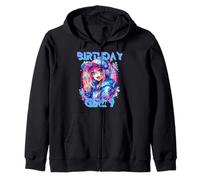 Soy la Fiesta de cumpleaños de K-Pop para niña de cumpleaños número 9 Sudadera con Capucha