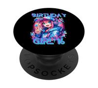Soy la Fiesta de cumpleaños número 16 K-Pop para niña de cumpleaños PopSockets PopGrip Adhesivo