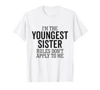 Soy la Hermana más Joven Las Reglas no se aplican a mí Hermano Camiseta