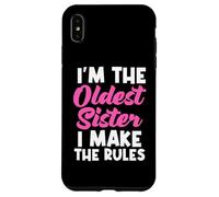 Soy la hermana mayor I Make The Rules Funny Matching Family Carcasa para iPhone XS Max