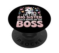 Soy la Hermana Mayor Que me Hace el Jefe Orgulloso Hermana Mayor PopSockets PopGrip Adhesivo
