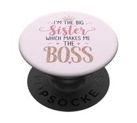 Soy la Hermana Mayor Que me Hace el Jefe Orgulloso Hermana Mayor PopSockets PopGrip Adhesivo