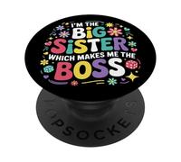 Soy la Hermana Mayor Que me Hace el Jefe Orgulloso Hermana Mayor PopSockets PopGrip Adhesivo