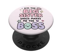 Soy la Hermana Mayor Que me Hace el Jefe Orgulloso Hermana Mayor PopSockets PopGrip Adhesivo