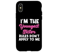 Soy la hermana menor Las reglas no se aplican a mí - Matching Carcasa para iPhone X/XS
