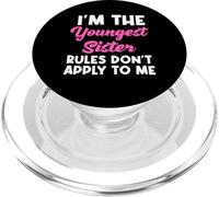 Soy la hermana menor Las reglas no se aplican a mí - Matching PopSockets PopGrip para MagSafe