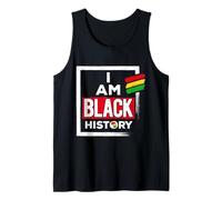 Soy La Historia De Los Negros Orgullo De Melanin Mes De La Camiseta sin Mangas