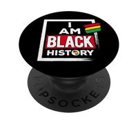 Soy La Historia De Los Negros Orgullo De Melanin Mes De La PopSockets PopGrip Adhesivo