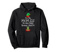 Soy la madre elfa Tenemos reglas porque lo dije Navidad Sudadera con Capucha