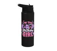 Soy la niña de cumpleaños K-Pop coreano Pop Cumpleaños Niño Stainless Steel Insulated Water Bottle