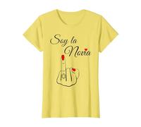 Soy la Novia. Mujer Despedida de Soltera para la Novia Boda Camiseta, Mujer, Limón, M