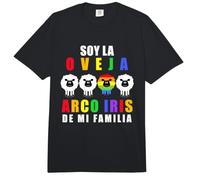 Soy La Oveja Arco Iris De Mi Familia LGBT-Q Orgullo Gay Comfort Colors Adult Heavyweight T-Shirt