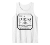 Soy La Patrona Hecha Una Cabrona Latina Chingona Cabrona Camiseta sin Mangas
