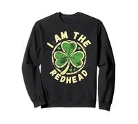 Soy la Pelirroja Dibs en el día Divertido de San Patricio Pelirroja Sudadera