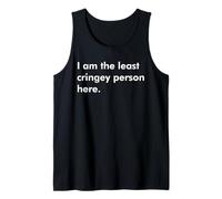 Soy la Persona Menos vergonzosa aquí Acción de Gracias Navidad Camiseta sin Mangas