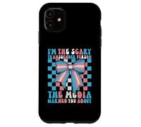 Soy la Persona transgénero aterradora Orgullo Bandera Trans LGBTQ Carcasa para iPhone 11