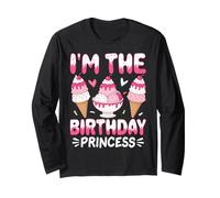 Soy la Princesa del cumpleaños Helado Manga Larga