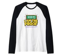 Soy La Prueba La Respuesta Esta Ahí Camiseta Manga Raglan