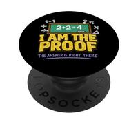 Soy La Prueba La Respuesta Esta Ahí PopSockets PopGrip Adhesivo