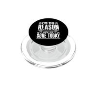 Soy la razón por la Que estás dolorido Hoy Divertido Entrenador Personal PopSockets PopGrip para MagSafe
