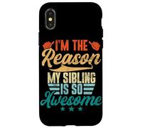 Soy la razón por la Que mi Hermano es Tan increíble y Divertido Carcasa para iPhone X/XS