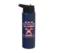 Soy la señora de un bombero llamado Stainless Steel Insulated Water Bottle