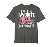 Soy la Sobrina Favorita Just Accept It Flower Best Niece Ever Camiseta