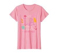 Soy La Tia Que Más Mola Regalo para Una Tía Camiseta, Mujer, Rosado, XL