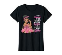 Soy la tormenta Concientización sobre el cáncer de Mama Mujeres Negras Afro Camiseta