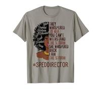 Soy la tormenta Directora de SPED Mujeres afroamericanas Camiseta