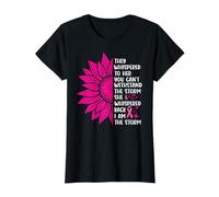 Soy la tormenta fuerte guerrero conciencia sobre el cáncer de mama Camiseta