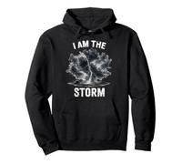 Soy la tormenta Persiguiendo Tornado Chaser Hurricane Weather Sudadera con Capucha