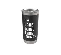 Soy Lane Haciendo Cosas de Lane Vaso térmico de acero inoxidable de doble pared