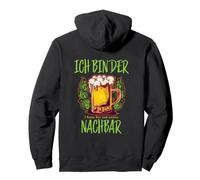 Soy Las 2 Cajas de Cerveza Son factibles vecinos. Sudadera con Capucha